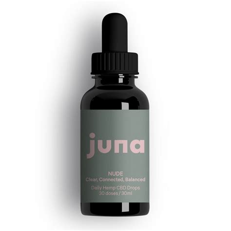 Juna CBD Drops Nude Low Dose CBD And THC Products POPSUGAR Fitness