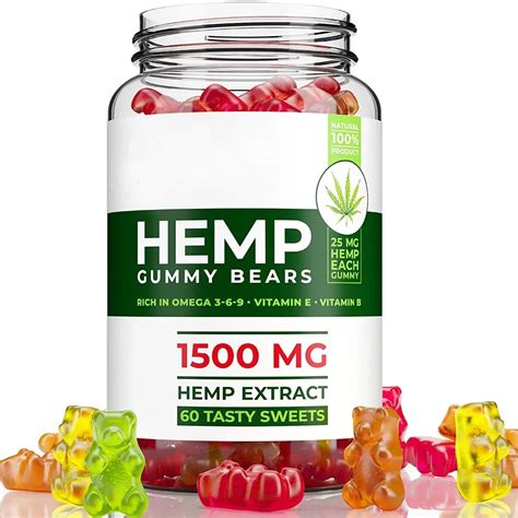 cbd gummies natural hemp gummy bear 1000mg 1500mg 3000mg with full spectrum hemp extract natural