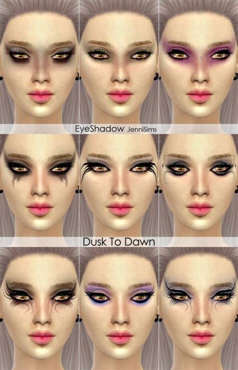 Jenni Sims Dusk To Dawn Eyeshadow • Sims 4 Downloads Makeup Cc Doll