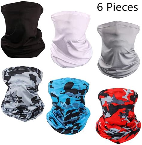 Sun Uv Protection Face Mask Neck Gaiter Windproof Scarf Sunscreen