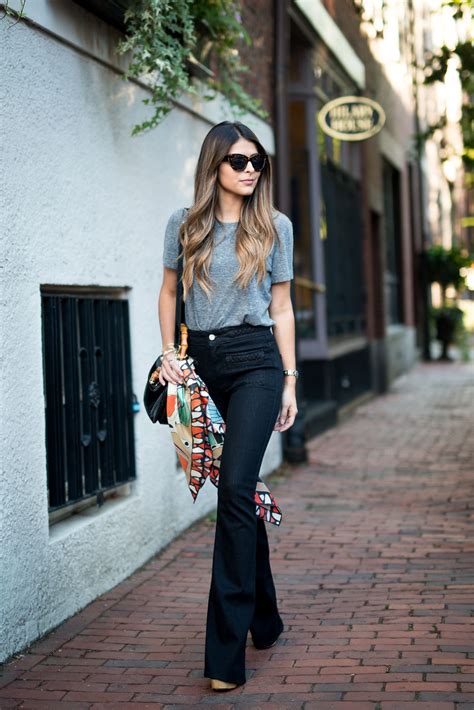 Black Flared Jeans Outfit Casual Wear Outfits With Bootcut Jeans