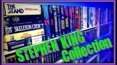 Stephen King Book Collection Horror Bookshelf Tour 2021 Youtube