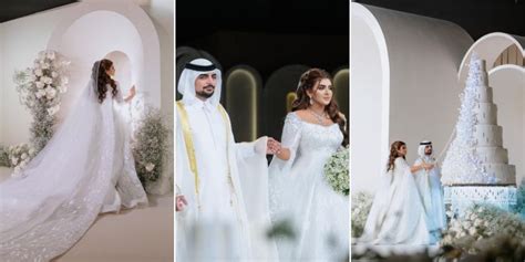 sheikha mahra shares new photos from her wedding with sheikh mana