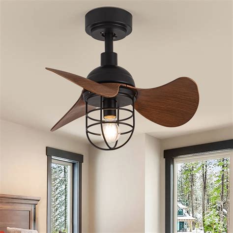 Tangkula Farmhouse Ceiling Fan With Light Rustic Led Ceiling Fan With