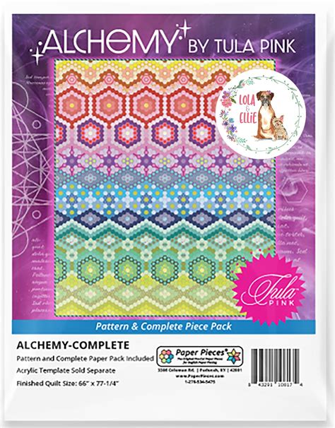 ALCHEMY Kit tula Pink Quilt Kit Fabric Paper Piece Pack Templates