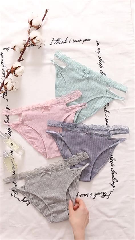 Six Rabbit Sexy Ladies Underwear Pretty Girls Seamless Cotton Lace Trim Panties Buy Sexy