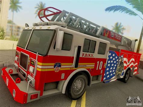 Seagrave Fdny Ladder 10 For Gta San Andreas
