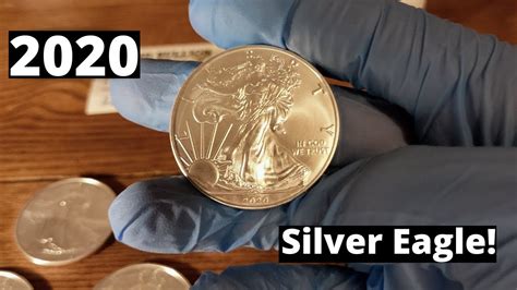 First Look At The New 2020 American Silver Eagles Youtube