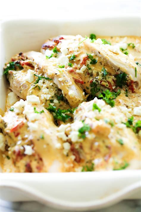 Spinach Sun Dried Tomato Stuffed Chicken - Chef in Training