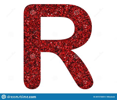 Letra Vermelha Brilhante Ou Isolada Em Fundo Branco Ilustra O Stock Ilustra O De Jogo Letra