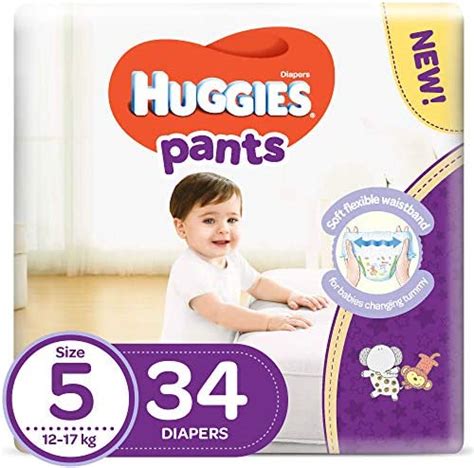 Huggies Pants Size 5 12 17 Kg 34 Diapers Price In Egypt Amazon
