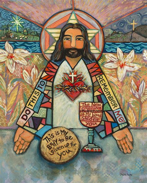 Sacred Heart Of Jesus Painting By Jen Norton Fine Art America