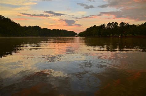 Lake Wedowee Alabama At Sunset Photograph By Mountains To The Sea Photo