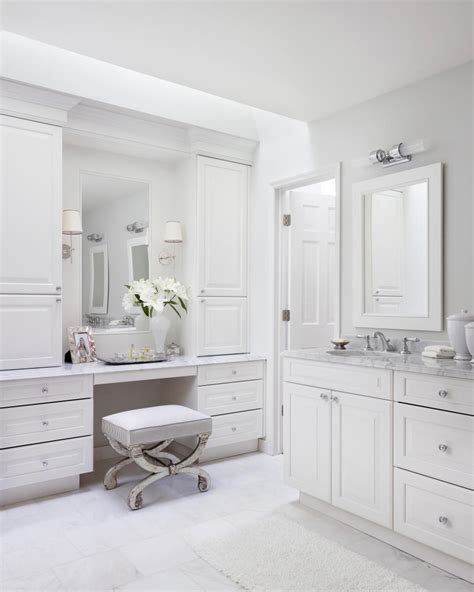 clean elegant master bathroom hgtv