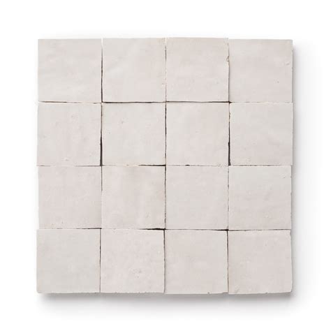 Natural White Zellige 2″x2″ Handmade Tiles Interior Design Courses