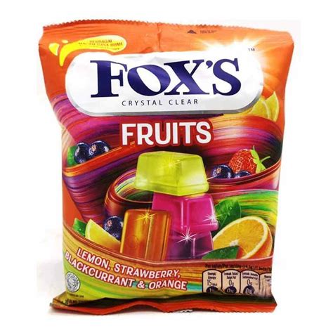 Foxs Crystal Clear Fruits Candy 80gm