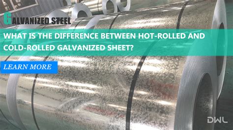 What Is The Difference Between Hot Rolled Galvanized Sheet And Cold