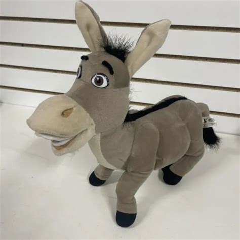 Shrek 2 Donkey Plush Stuffed Animal Toy Dreamworks Nanco 2004 Movie
