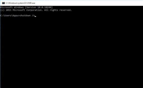 How To Shut Down Windows 10 Using Command Prompt