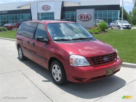 2005 Dark Toreador Red Metallic Ford Freestar Se 31791694 Photo 32