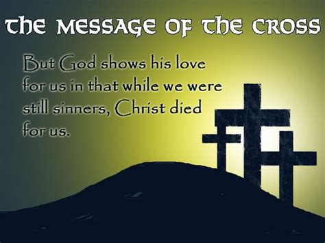 Mesage Of The Cross