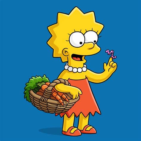 Desenhos de personagens de cartoon. Lisa Simpson | Simpsons World on FXX