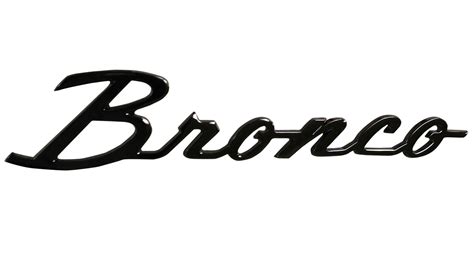 Logo Ford Bronco Emblem Lissimore Photography