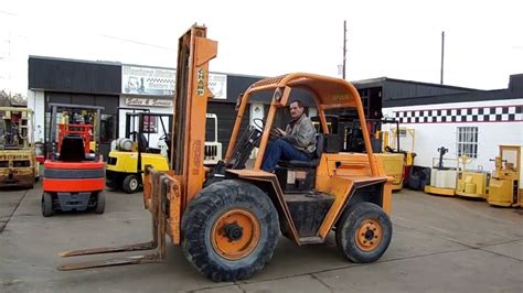 D20427c Champ Cb50 Spd Rough Terrain Forklift Youtube