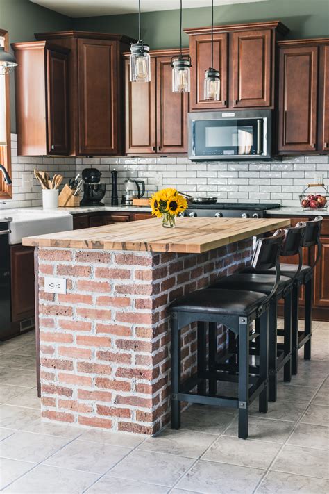 Brick Kitchen Island Ideas I Hate Being Bored