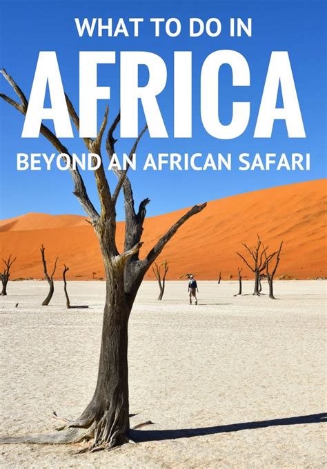 What To Do In Africa—beyond An African Safari Africa Travel African