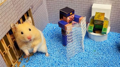 🐹hamster Escapes Minecraft Prison Maze 🐹 Best Of Minecraft Hamster Homa