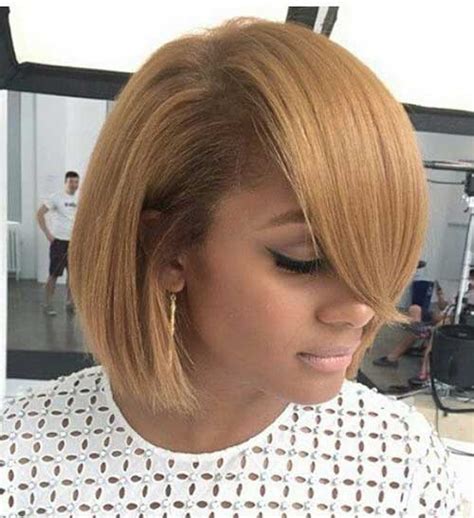 Haircube black root with blonde hair wigs beautiful ombre short bob wigs with bangs synthetic heat resistant 12 inch wigs for women. 20 Honey Blonde Short Hair 2015 - 2016 | Short Hairstyles ...