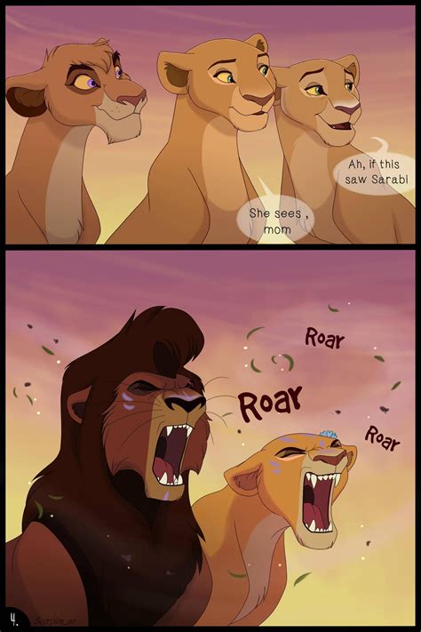 Its A Comic Book About New Rulers Pride Kovu And Kiara Kiara Lion