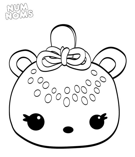 20 Free Printable Num Noms Coloring Pages