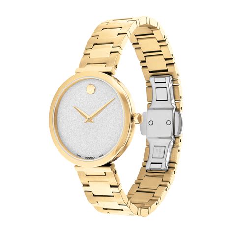 Movado | Movado Museum Classic Women's Gold Watch With Sparkle Dial