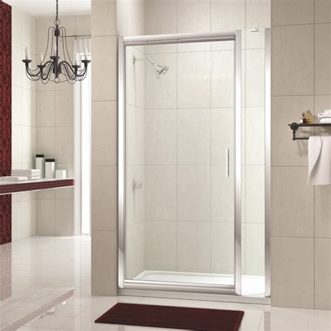 Merlyn Series Mm Pivot Infold Shower Door With Inline Panel