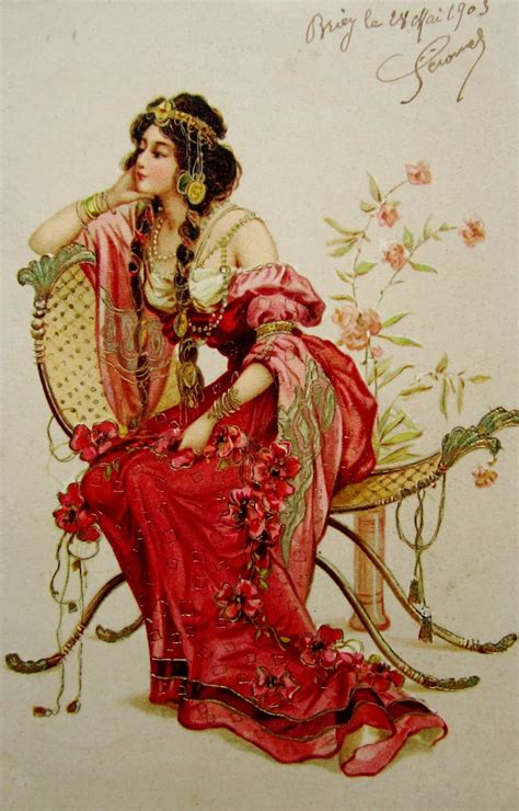 Vintage Blog Art Nouveau Postcards