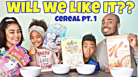 Weird Cereal Flavors Will We Like It Trying Weird Cereals Youtube