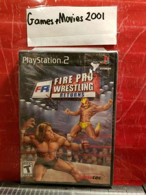Fire Pro Wrestling Returns Sony Playstation 2 Ps2 2007 Brand New