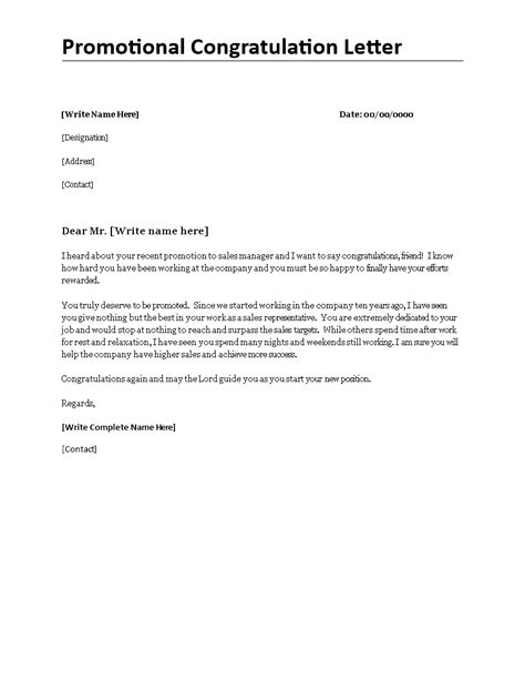 Congratulations Letter Template And Examples Doc Formats Images And