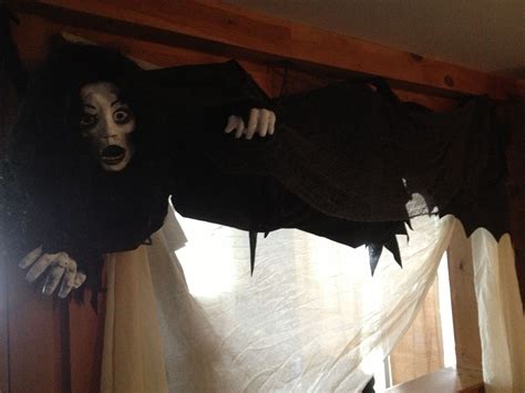 Grudge In My Living Room Valance Curtains Oct Living Room Halloween