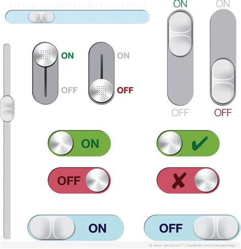 17 Free Vector On And Off Buttons By Garcya On Deviantart