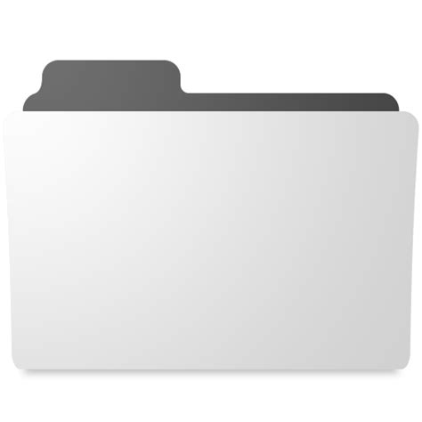 Grey Folder Full Icon Png Transparent Background Free Download 24498