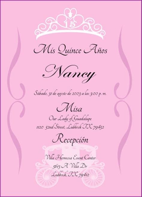 stunning quinceanera invitations in spanish