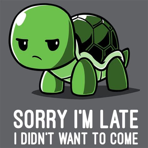 I Didn T Want To Come Funny Cute And Nerdy Shirts Teeturtle Cute Cartoon Drawings Cute