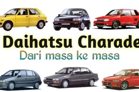 Mengulas Varian Daihatsu Charade Dari Tipe Turbo Yang Dikenal Langka