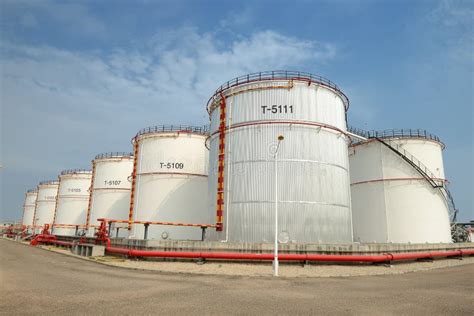 Big Industrial Oil Tanks Stock Photo Image Of Huge Farm 30805736
