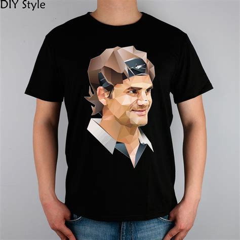 Nike air zoom vapor x erkek. Roger Federer Rf T Shirt Male Short Sleeve Cotton Lycra ...