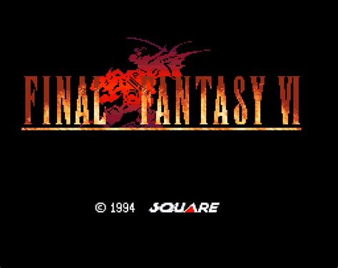Game Final Fantasy Vi Snes 1994 Square Oc Remix