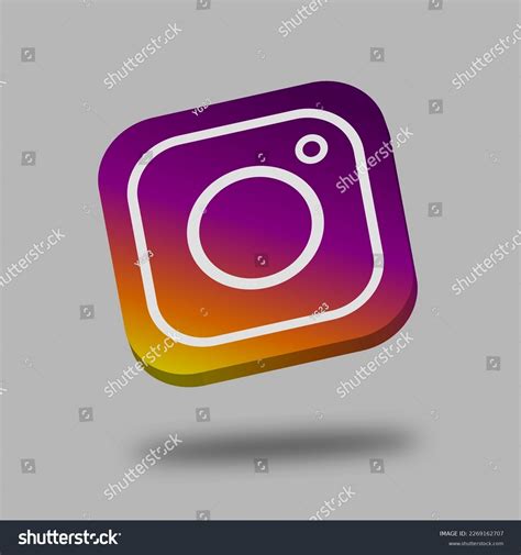 Instagram Logo White 3d Over 157 Royalty Free Licensable Stock Vectors